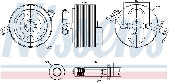 NISSENS 91243 - Auto Part
