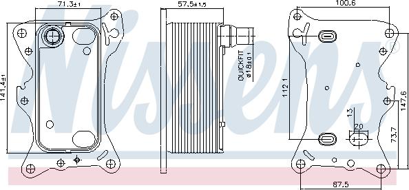 NISSENS 91266 - 91266 EĻĻAS RADIATORS