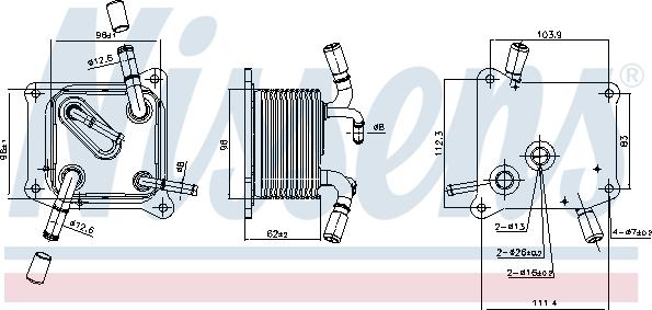 NISSENS 91294 - 91294 EĻĻAS RADIATORS