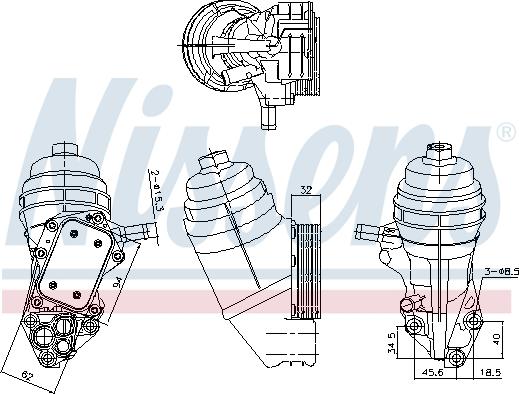 NISSENS 91320 - 91320 EĻĻAS RADIATORS