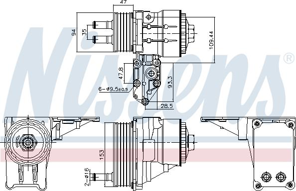 NISSENS 91328 - 91328 EĻĻAS RADIATORS