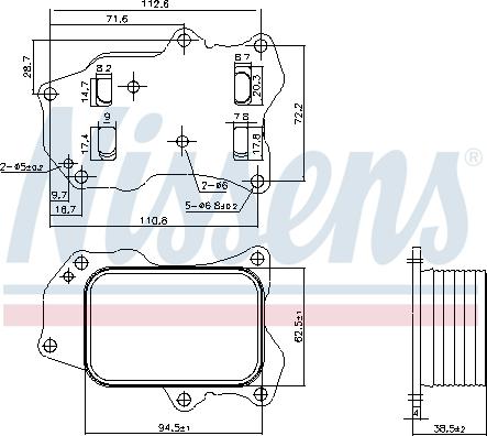 NISSENS 91426 - 91426 EĻĻAS RADIATORS