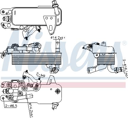 NISSENS 91480 - 91480 EĻĻAS RADIATORS