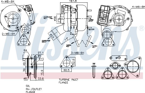 NISSENS 93329 - TURBOKOMPRESORS NS93329