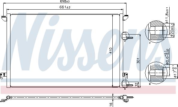 NISSENS 940320 - 940320 KOND.RADIATORS