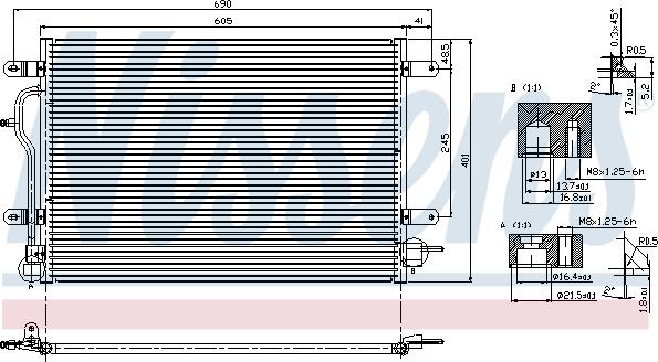 NISSENS 94583 - 94583 KOND. RADIATORS