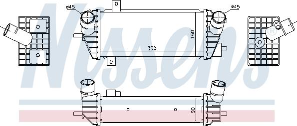 NISSENS 961493 - 961493 INTERCOOLER HYUNDAI