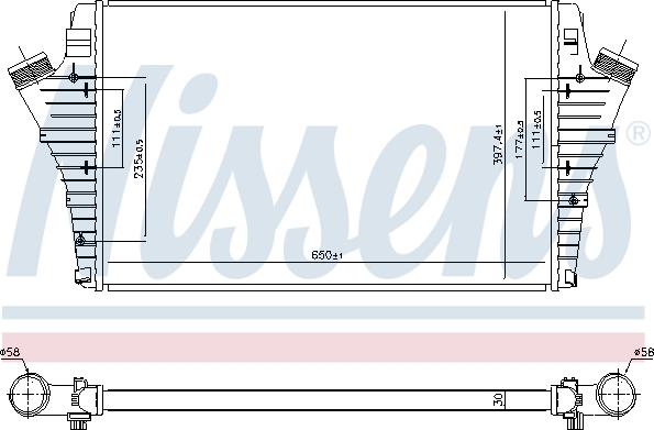 NISSENS 96647 - OLA4491 96647 INTERCOOLER