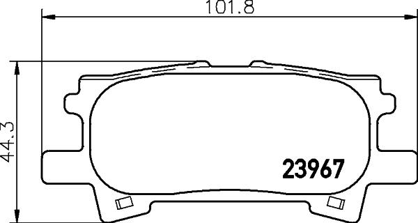 Kavo Parts KBP-9078 - Bremžu uzliku