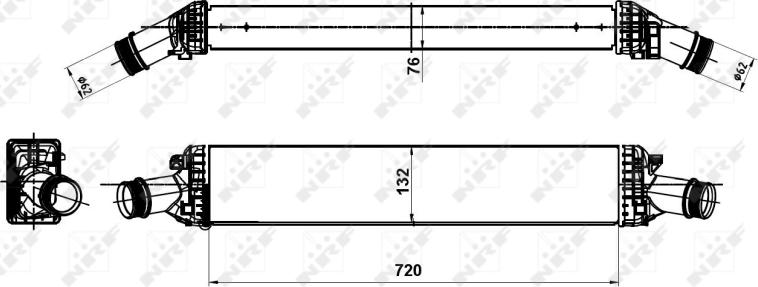NRF 30189 - 30189 INTERCOOLER AUDI