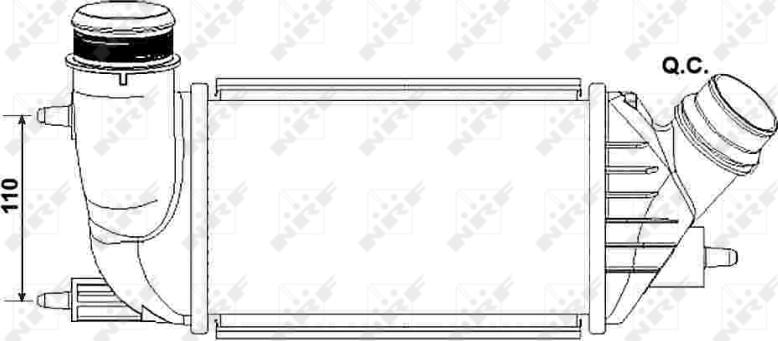 NRF 30242 - 30242 INTERCOOLER CITROEN