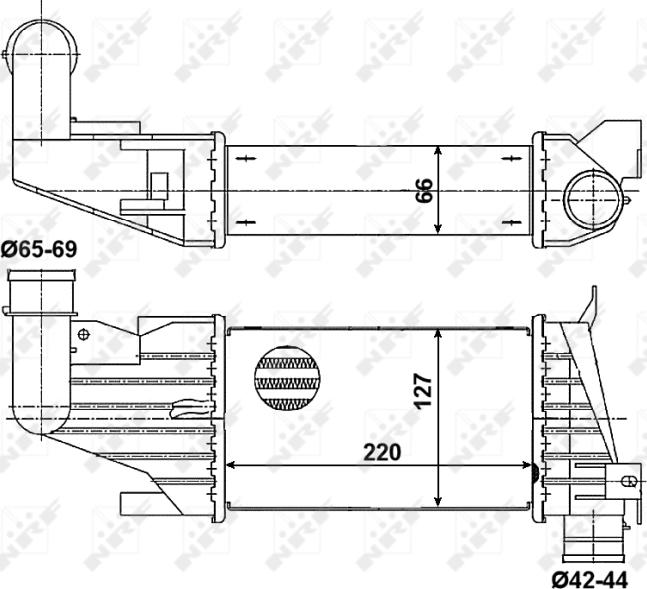 NRF 30258 - INTERCOOLER 30258