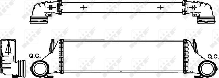 NRF 30323 - INTERCOOLER 30323