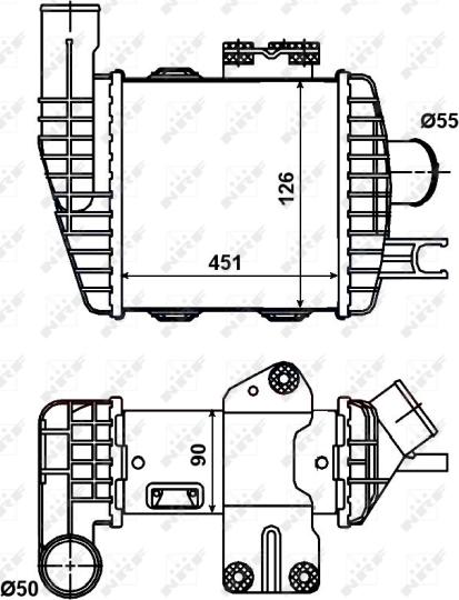NRF 30371 - 30371 INTERCOOLER HYUNDAI