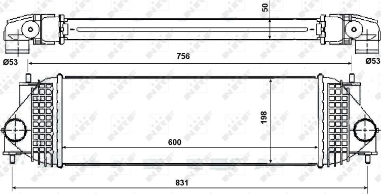 NRF 30393 - 30393 INTERCOOLER SUZUKI