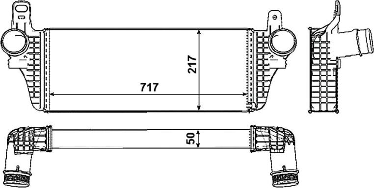 NRF 30466 - 30466 INTERCOOLER Transporter