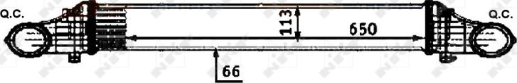 NRF 30502 - 30502 INTERCOOLER 2