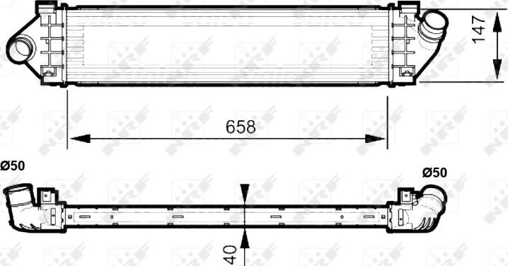 NRF 30515 - 30515 INTERCOOLER Ford
