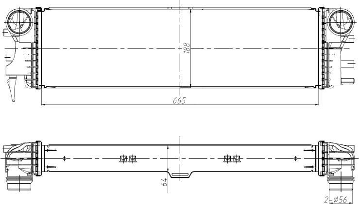 NRF 309037 - 309037 INTERCOOLER MB