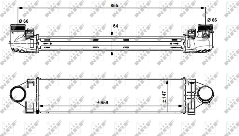 NRF 30912 - 30912 INTERCOOLER VOLVO