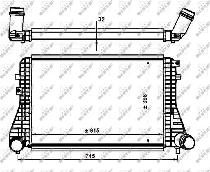 NRF 30915 - INTERCOOLER 30915