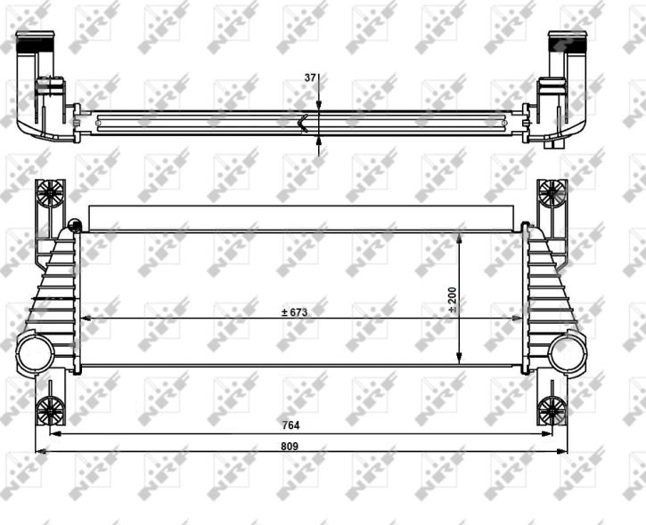 NRF 30918 - 30918 INTERCOOLER FORD
