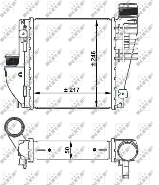 NRF 30924 - INTERCOOLER 30924