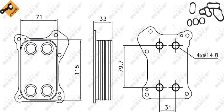 NRF 31167 - Auto Part
