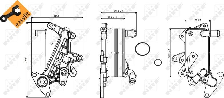 NRF 31357 - EĻĻAS RADIATORS 31357