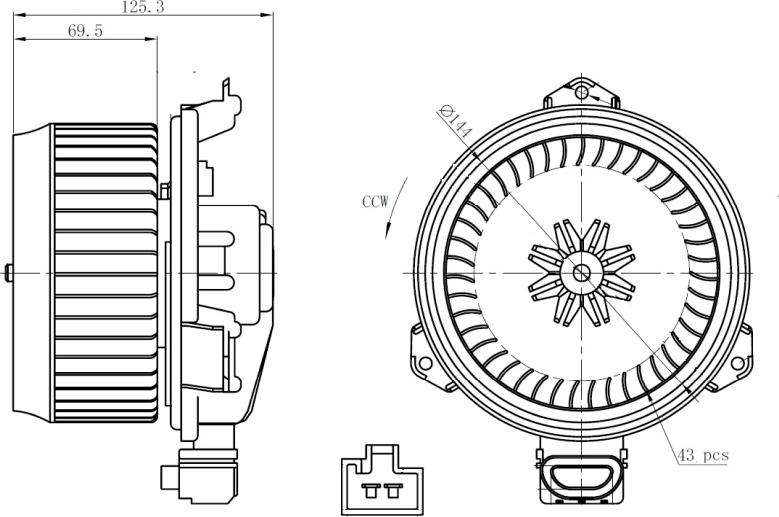 NRF 34268 - 34268 SALONA VENTILATORS