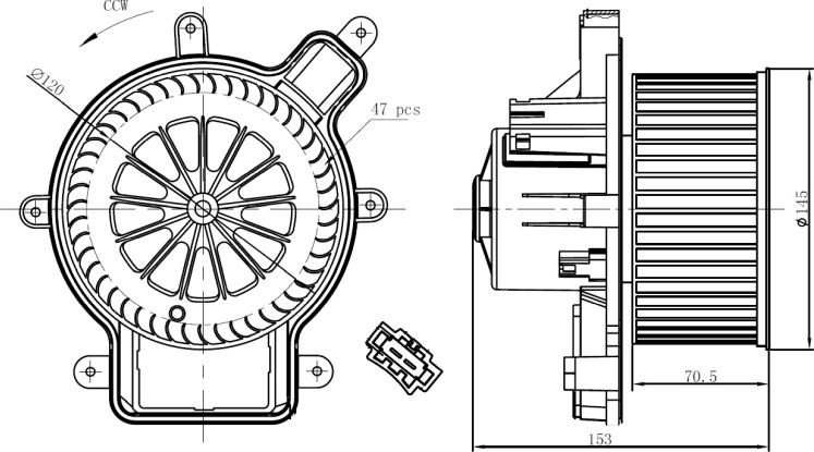 NRF 34270 - 34270 SALONA VENTILATORS