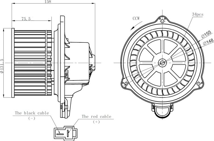 NRF 34274 - 34274 SALONA VENTILATORS
