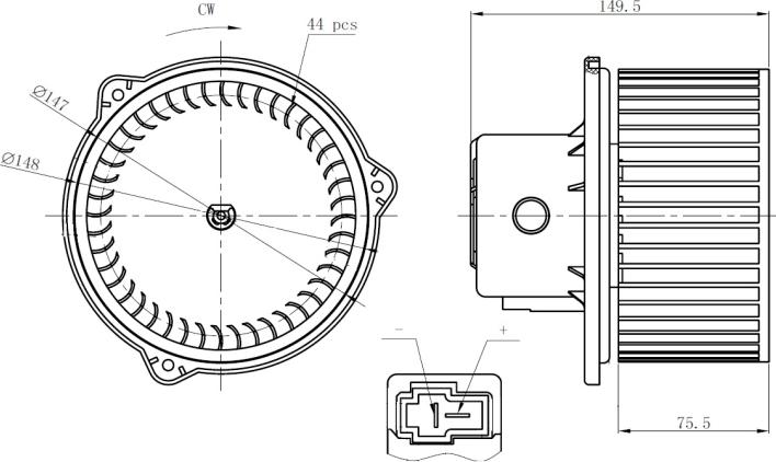 NRF 34275 - 34275 SALONA VENTILATORS