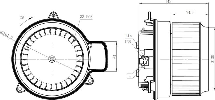 NRF 34287 - 34287 SALONA VENTILATORS