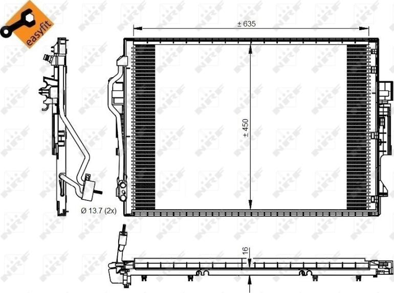 NRF 350218 - 940137 KOND.RADIATORS