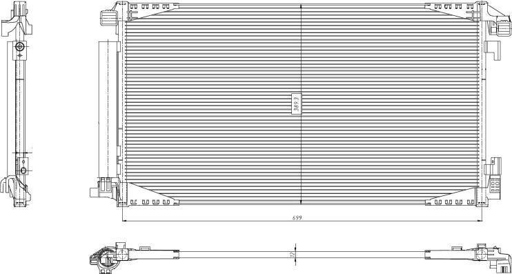 NRF 350455 - KOND.RADIATORS 350455