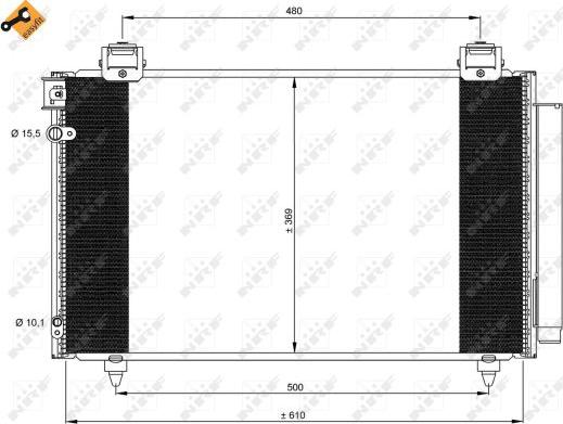 NRF 35592 - 94730 KOND.RADIATORS