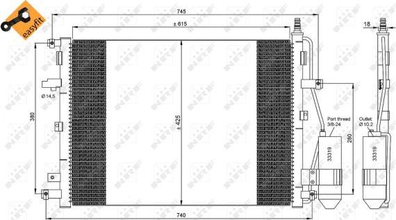 NRF 35876 - KOND.RADIATORS 35876
