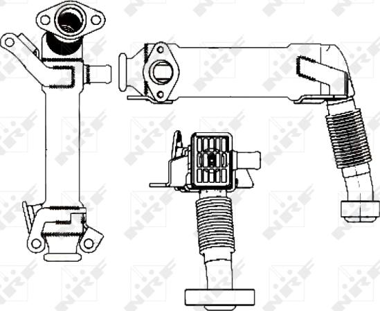 NRF 48001 - EGR RADIATORS 11717794245