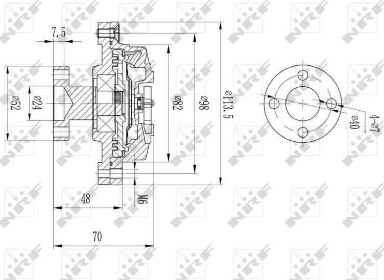 NRF 49609 - VISCO SAJŪGS 49609