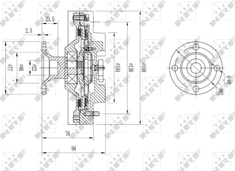 NRF 49621 - VISCO SAJŪGS 49621