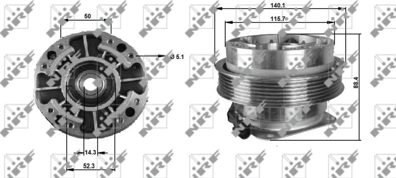 NRF 49705 - VISCO SAJŪGS 49705