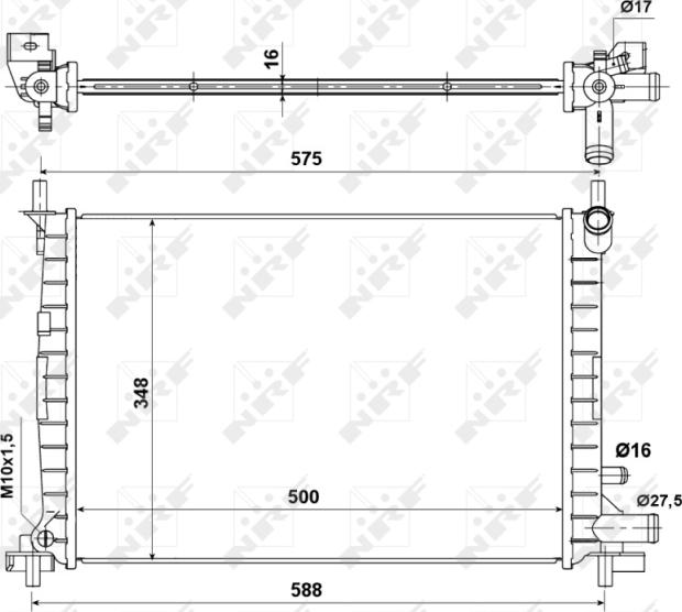 NRF 50130A - RADIATORS 50130A