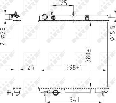 NRF 50429A - 50429A RADIATORS CITROËN