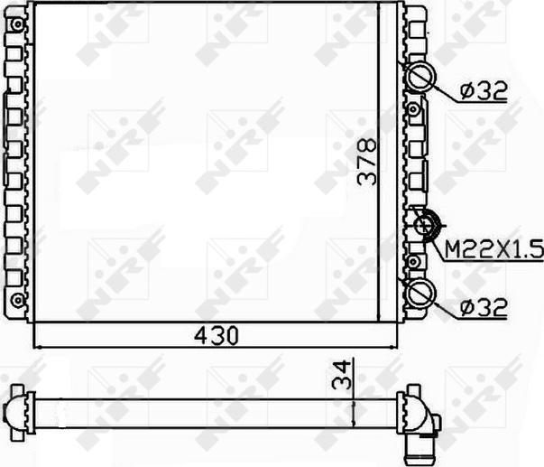 NRF 509519 - 509519 RADIATORS VW