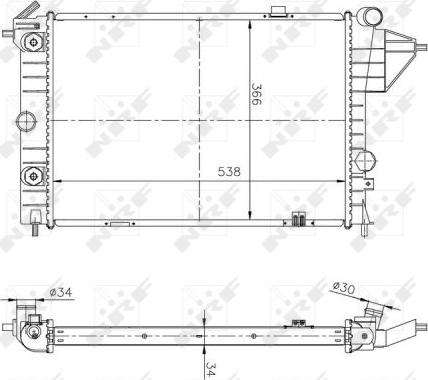 NRF 513508A - RADIATORS 513508A