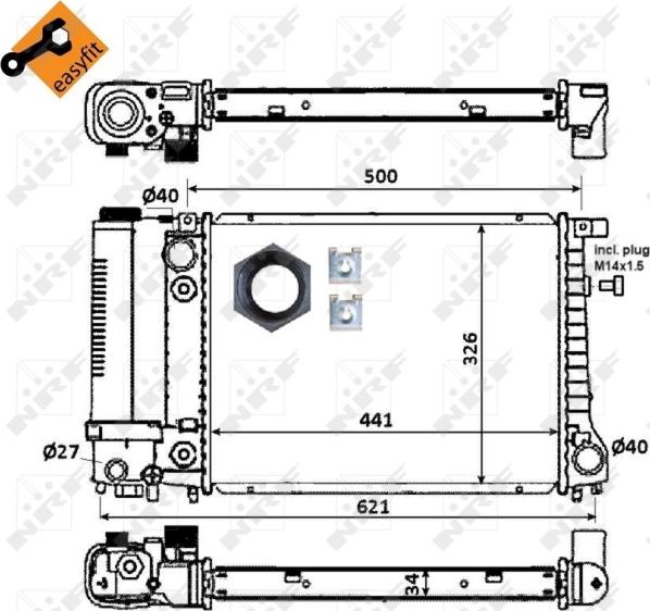 NRF 51356 - RADIATORS 51356