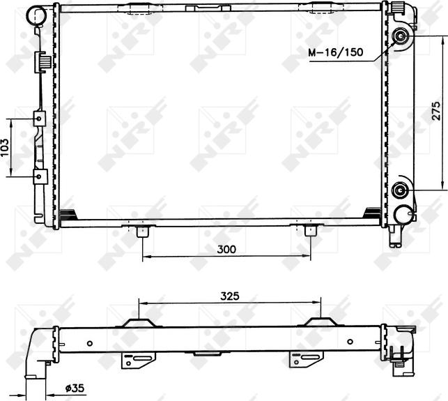 NRF 516580 - RADIATORS 516580