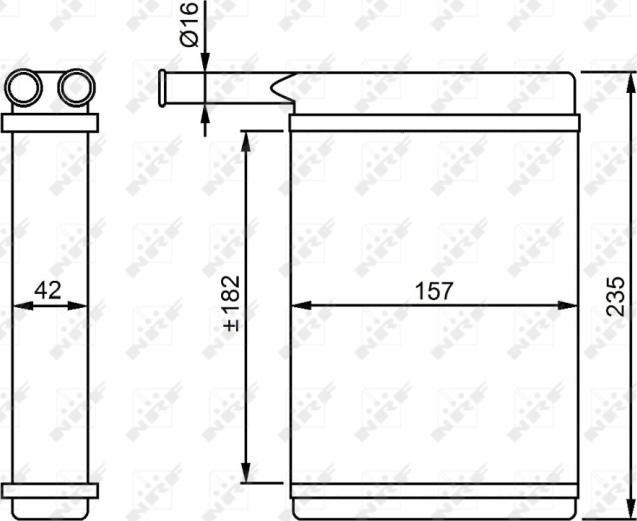 NRF 52221 - SALONA RADIATORS 52221