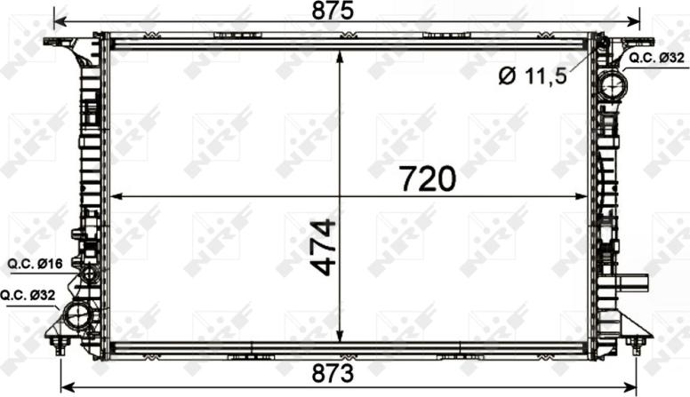 NRF 53013 - RADIATORS 53013